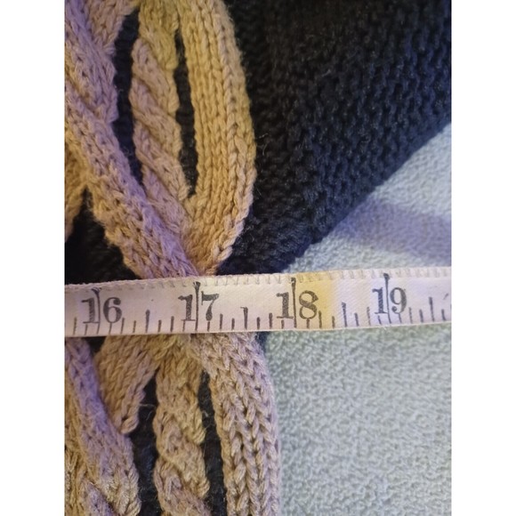 Carroll Reed Women Cotton Blend Cable Knit Pullover Long Sleeve Sweater Sz M - Picture 6 of 9